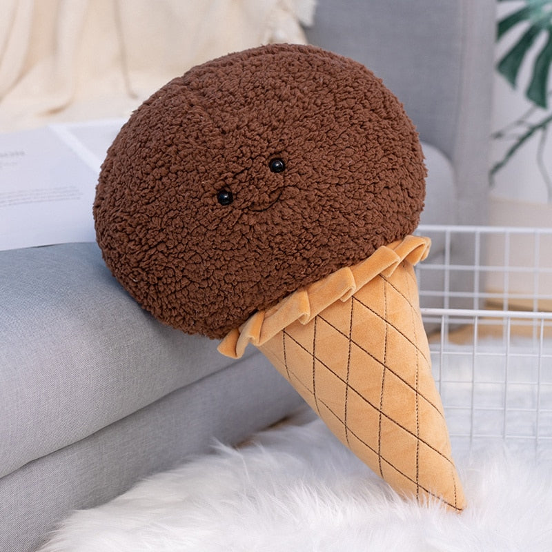 Cute Faced Ice-Cream Plush – Global Plushie