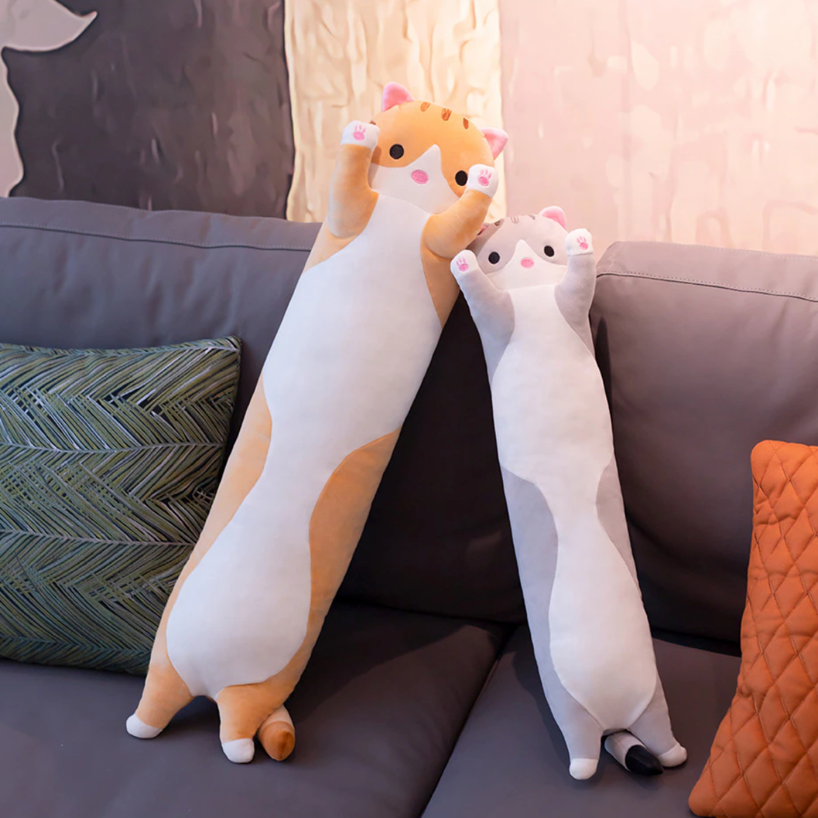 Snuggly Cat Body Pillow Global Plushie