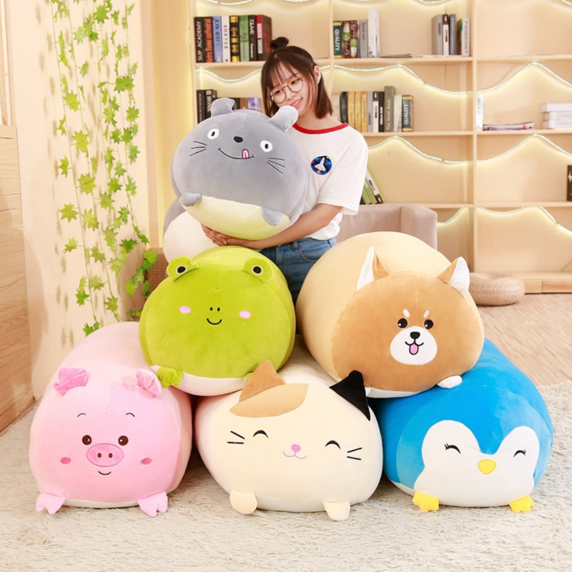 Squishy Soft Big Animal Pillows