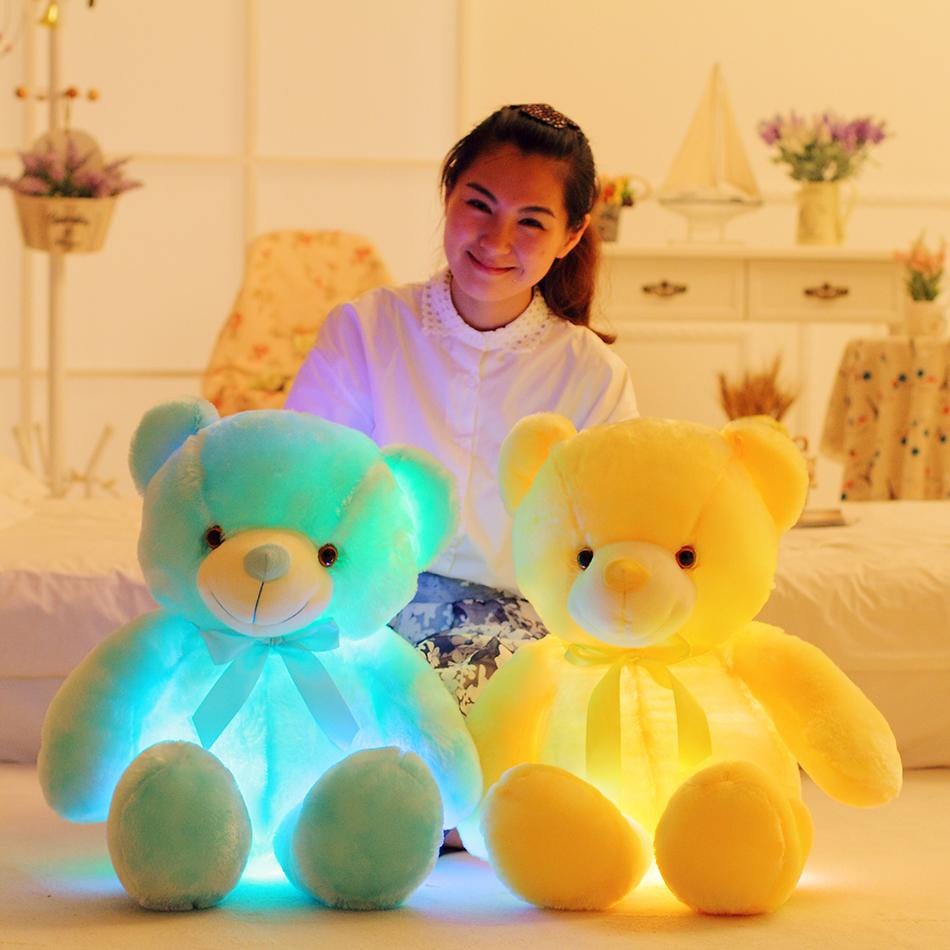 Glowing LED Teddy Bear Plushie for sale at Global Plushie