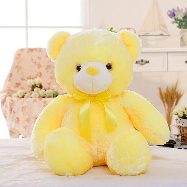 Glowing LED Teddy Bear Plushie for sale at Global Plushie