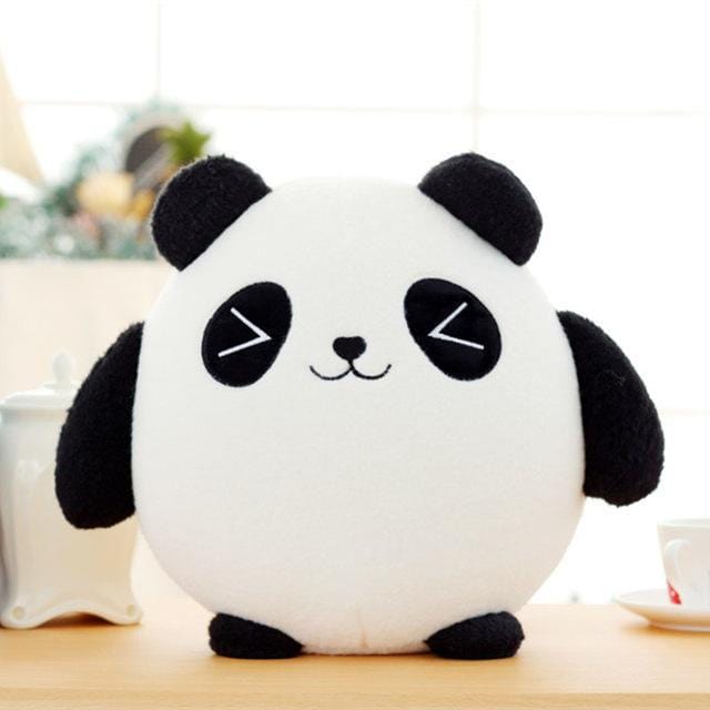 round panda plush