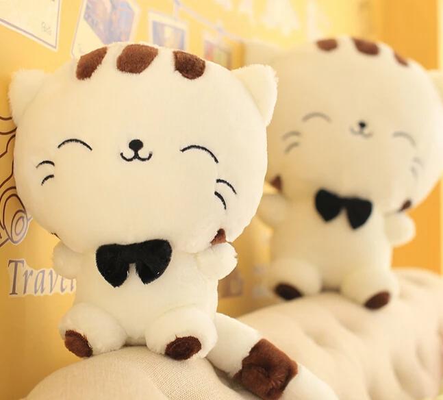 Cute Bow Tie Kawaii Cat Plushie for sale at Global Plushie